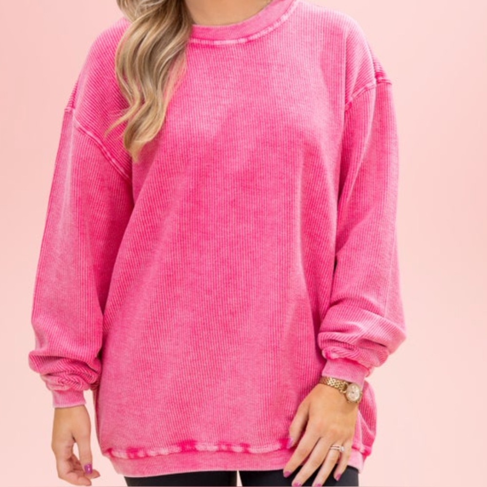 Ribbed pullover - Picture 4 of 4